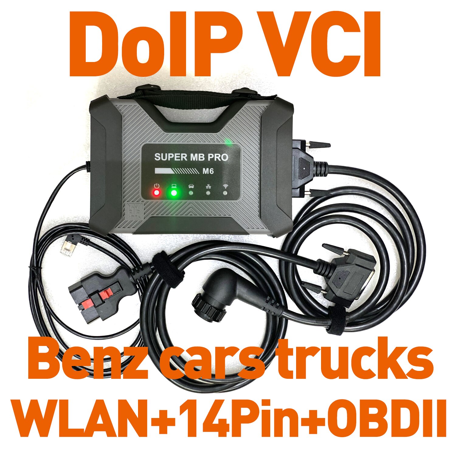 DoIP VCI MB STAR M6, WLAN 14  Ʈ OBDII 16 ..
